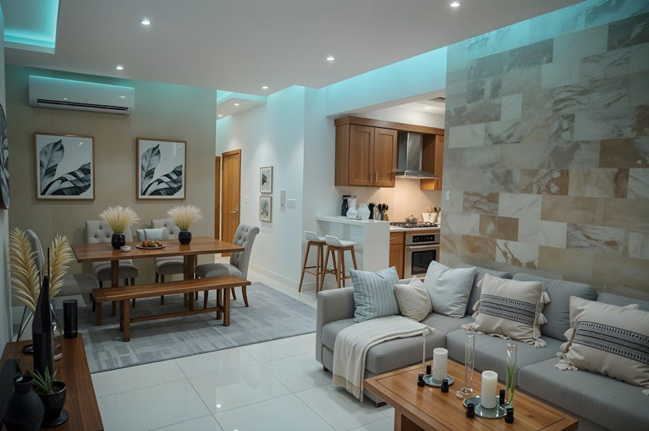 Modern home decor and lifestyle arrangement